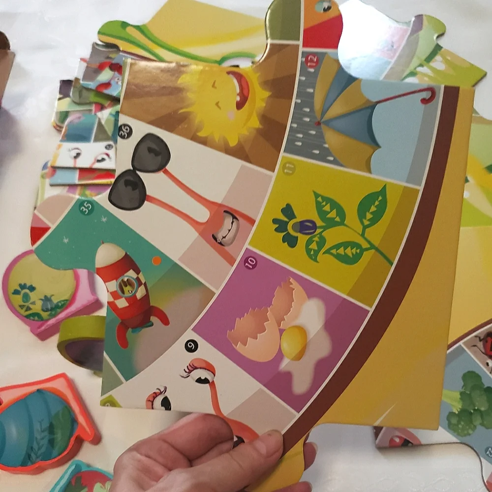 French XXL Snail Race Game and Puzzle Jumbo 3-7years
